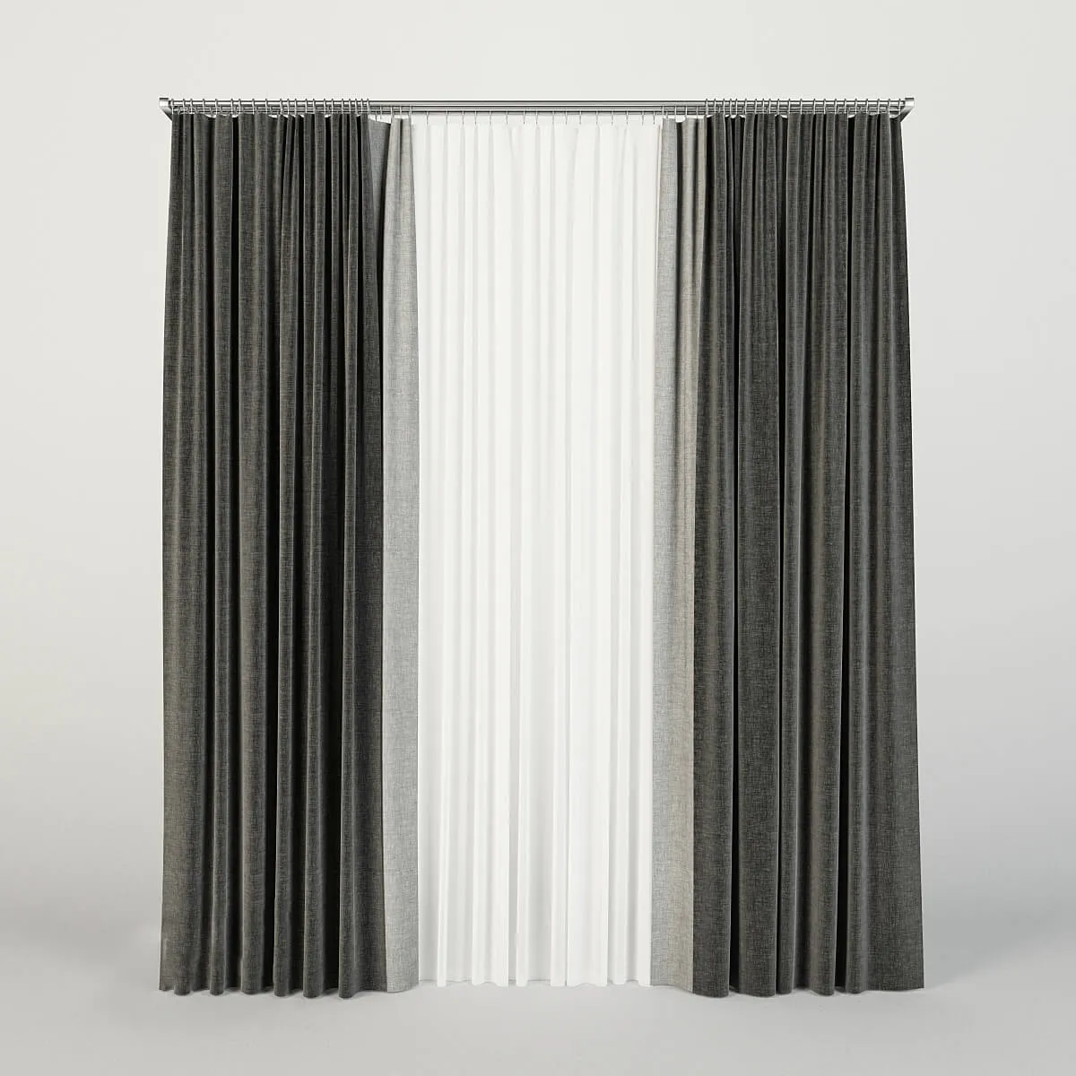 decoration - Curtain 111. 3D Model