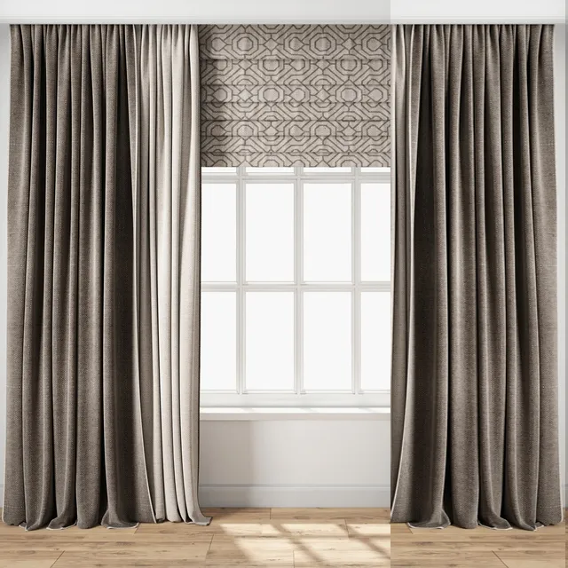 decoration - Curtain 112 3D Model