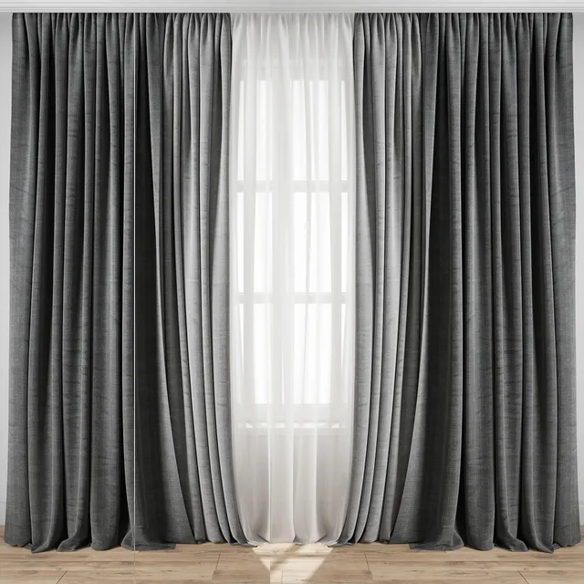 decoration - Curtain 114 3D Model
