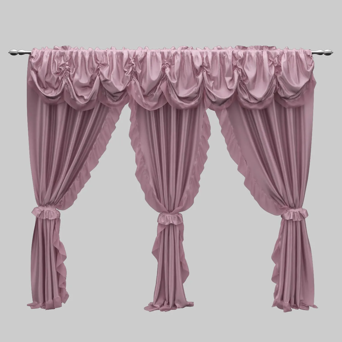 decoration - Curtain 117 3D Model