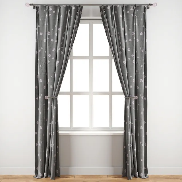 decoration - Curtain 1172 3D Model