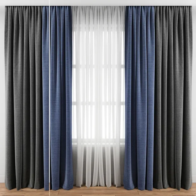 decoration - Curtain 121 3D Model