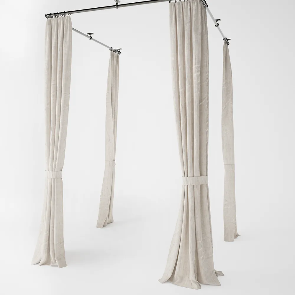 decoration - Curtain 125 3D Model