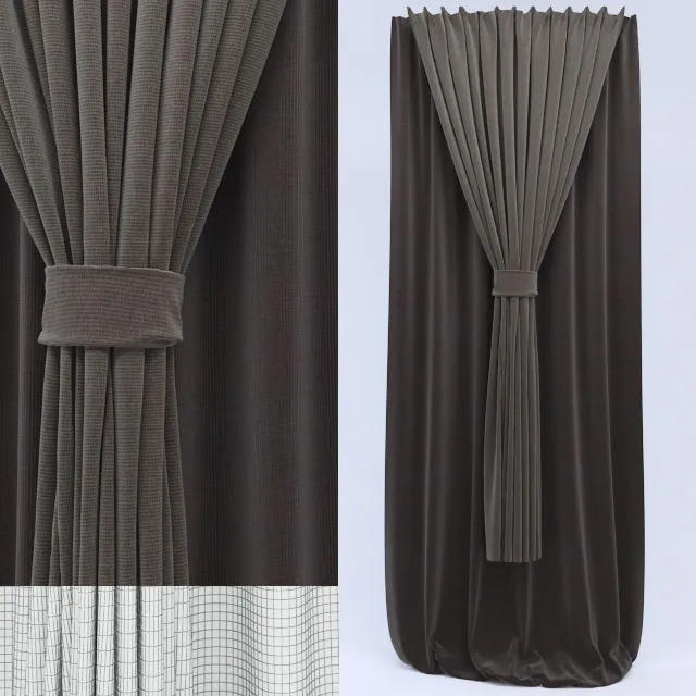 decoration - Curtain 127 3D Model