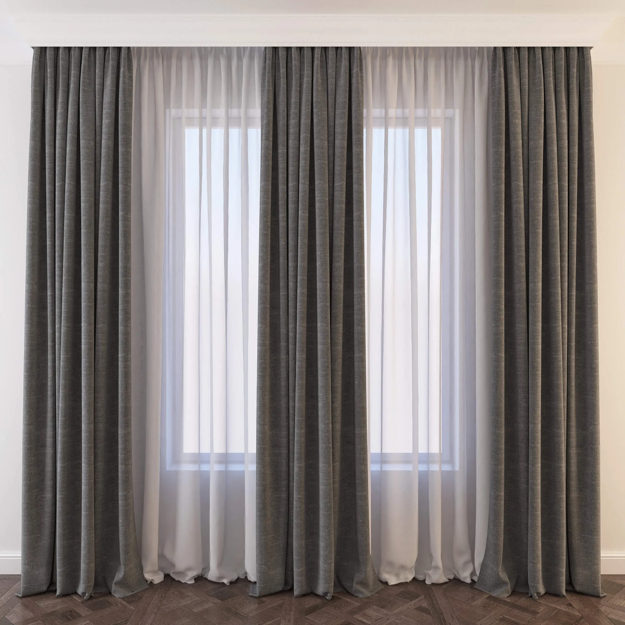 decoration - Curtain 130 3D Model