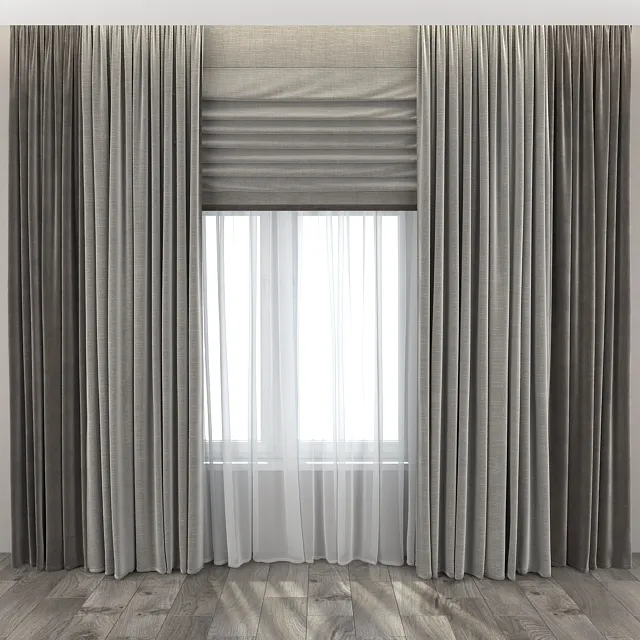 decoration - Curtain 132 3D Model