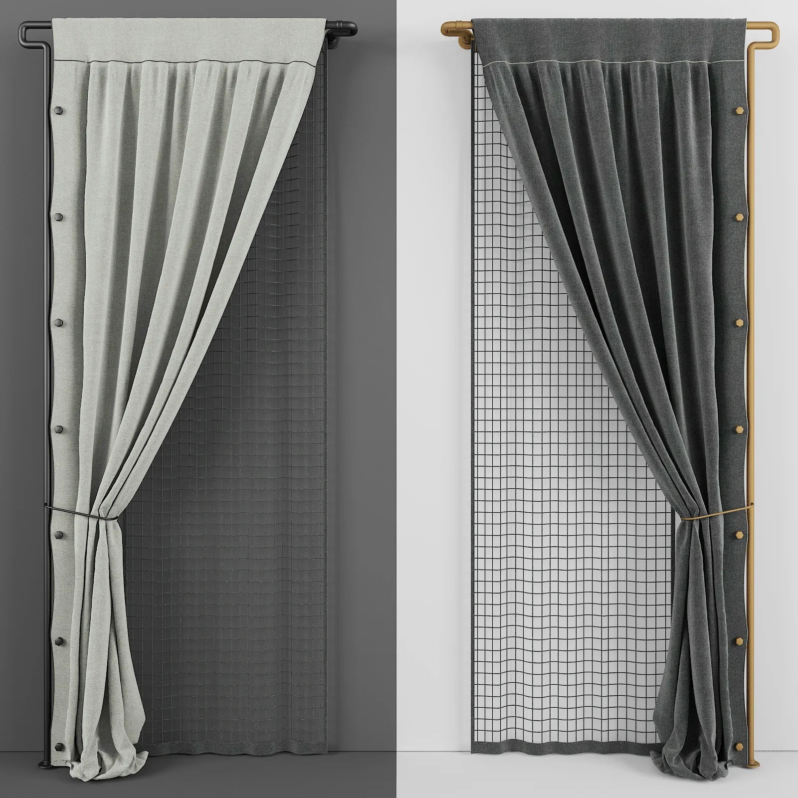 decoration - Curtain 142 3D Model