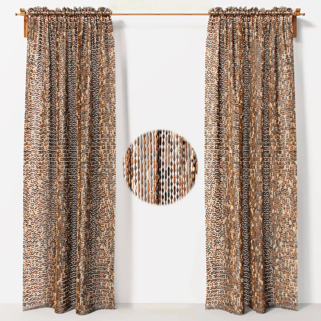 decoration - Curtain 185 3D Model
