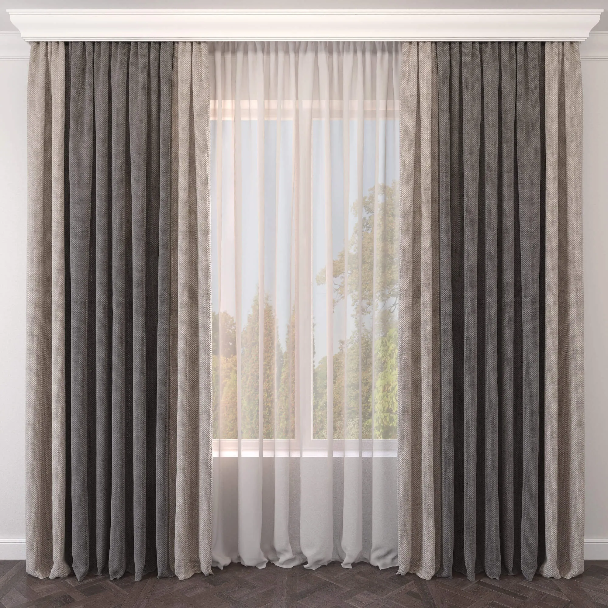 decoration - Curtain 189 3D Model