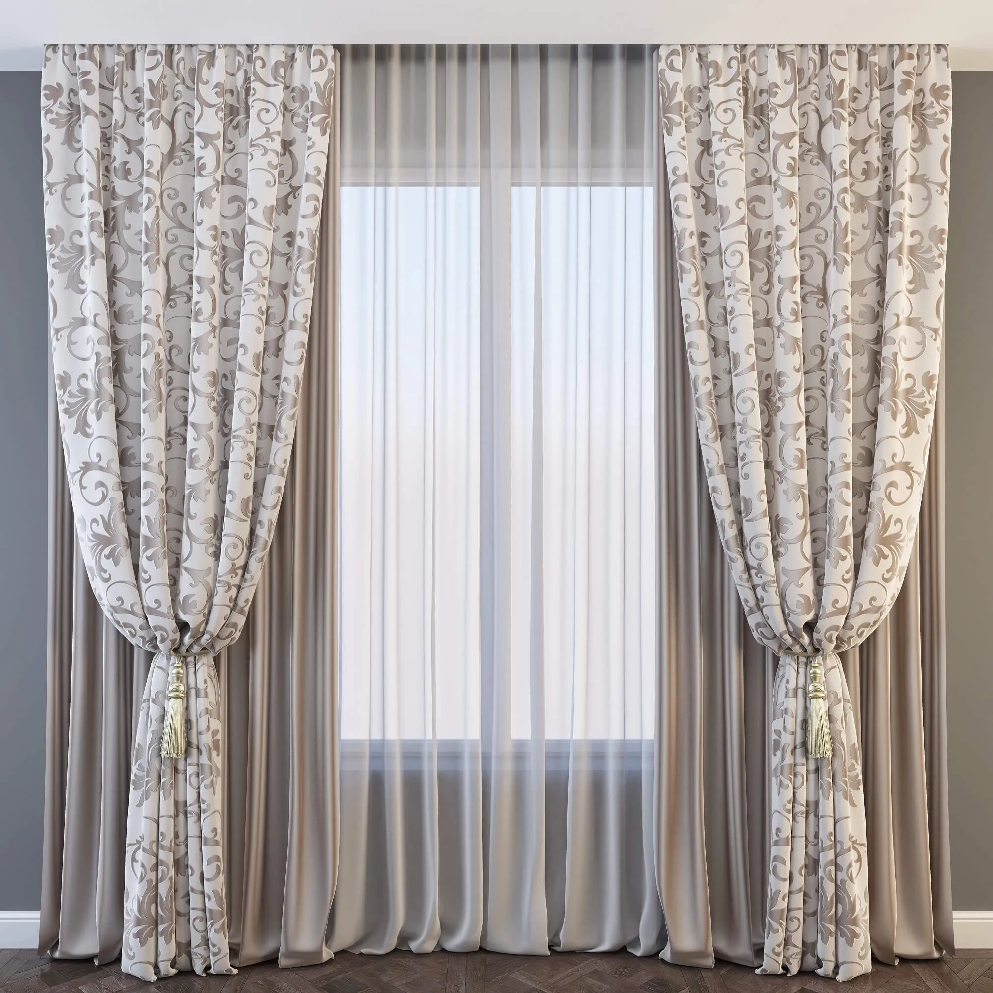 decoration - Curtain 199 3D Model