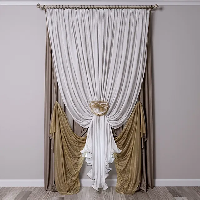decoration - Curtain 203 3D Model