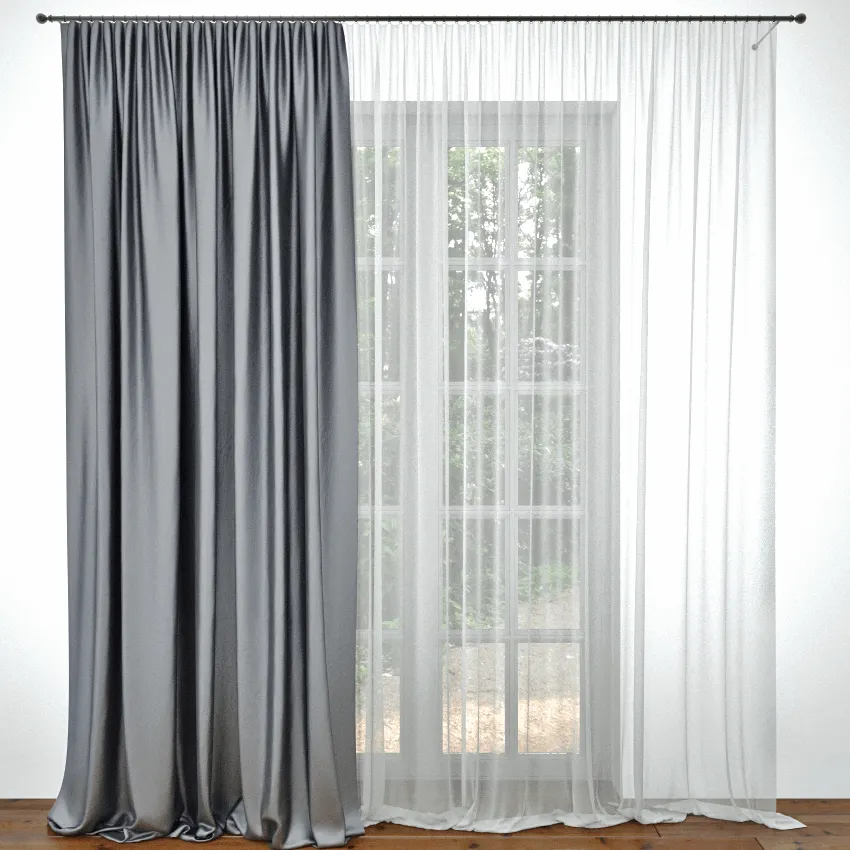 decoration - Curtain 21 3D Model
