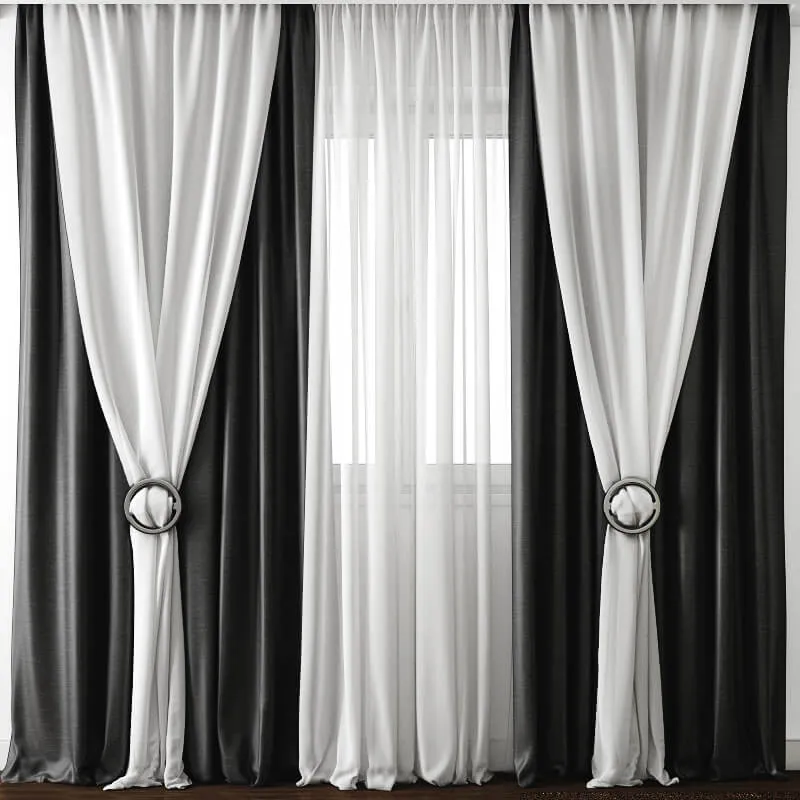 decoration - Curtain 211 3D Model