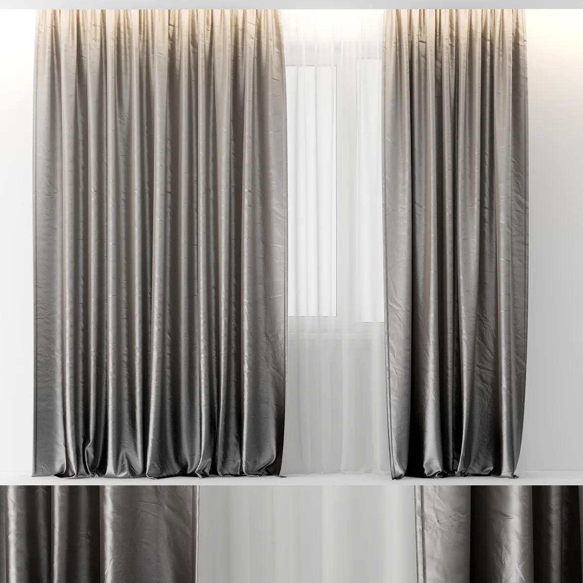 decoration - Curtain 25 3D Model