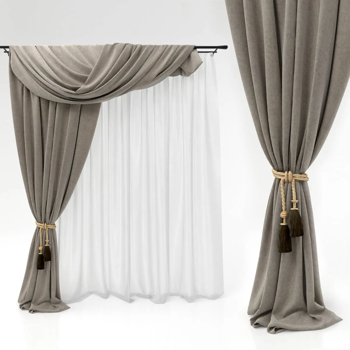 decoration - Curtain 28 3D Model