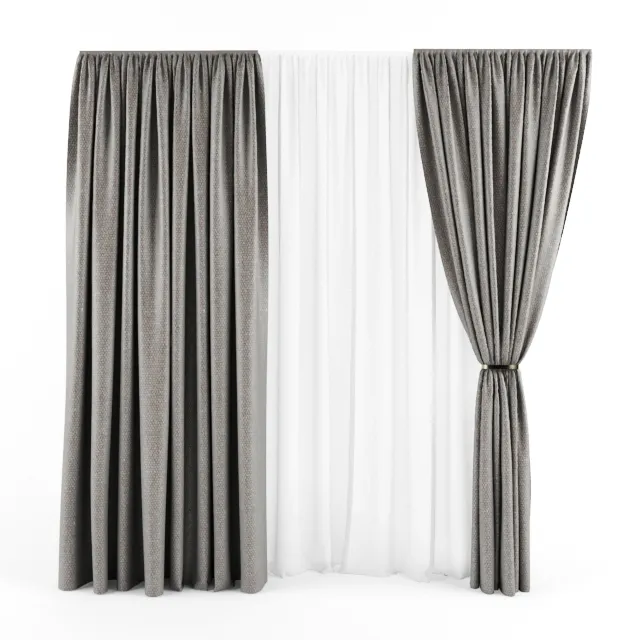 decoration - Curtain 320 3D Model