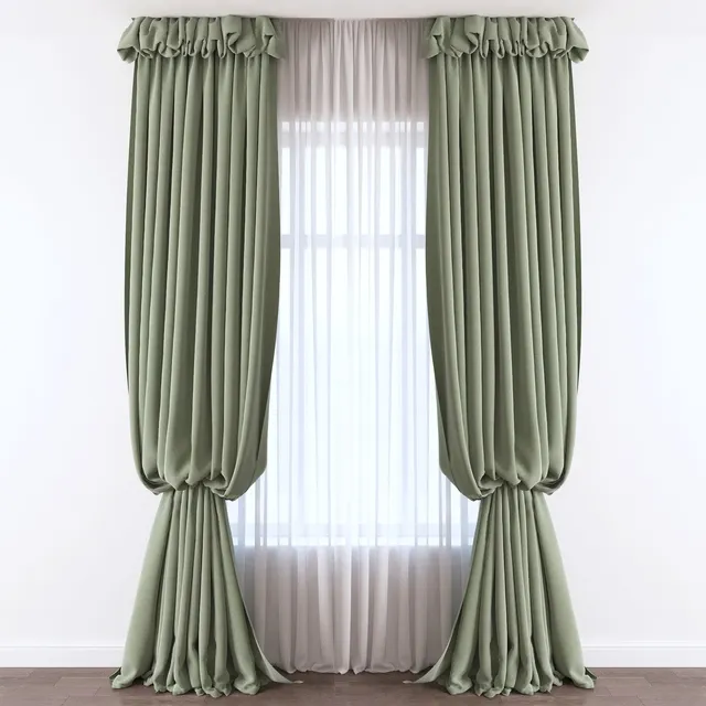 decoration - Curtain 321 3D Model