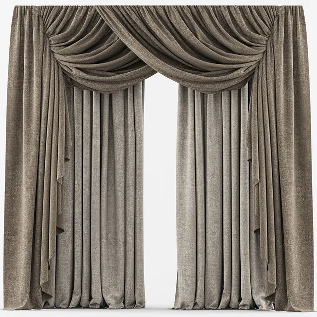 decoration - Curtain 352 3D Model