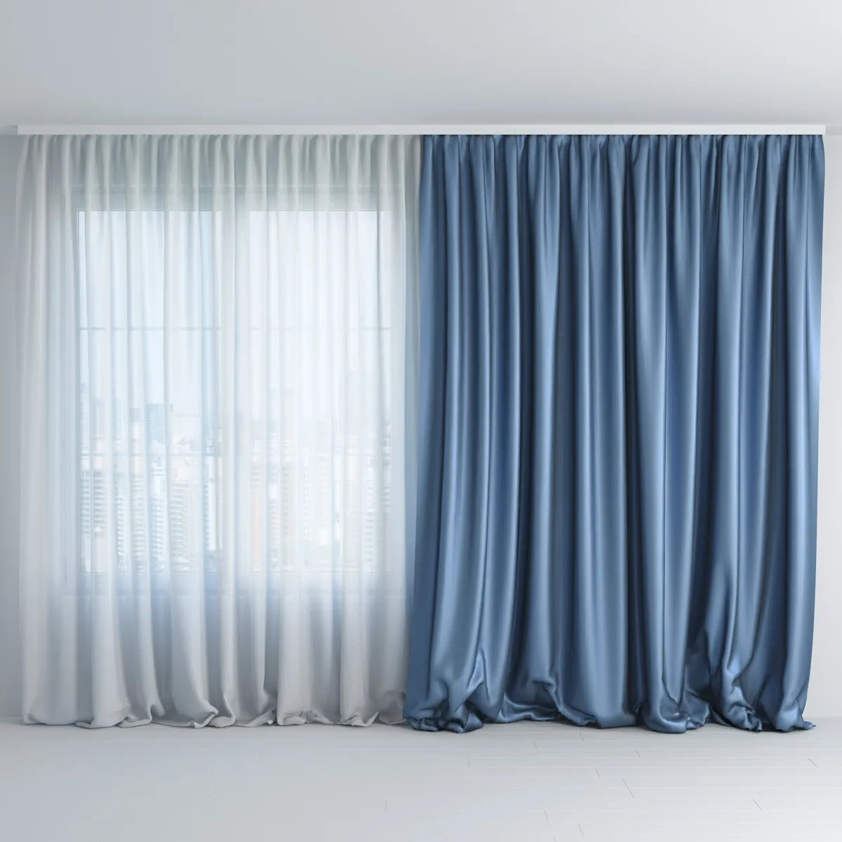 decoration - Curtain 415 3D Model
