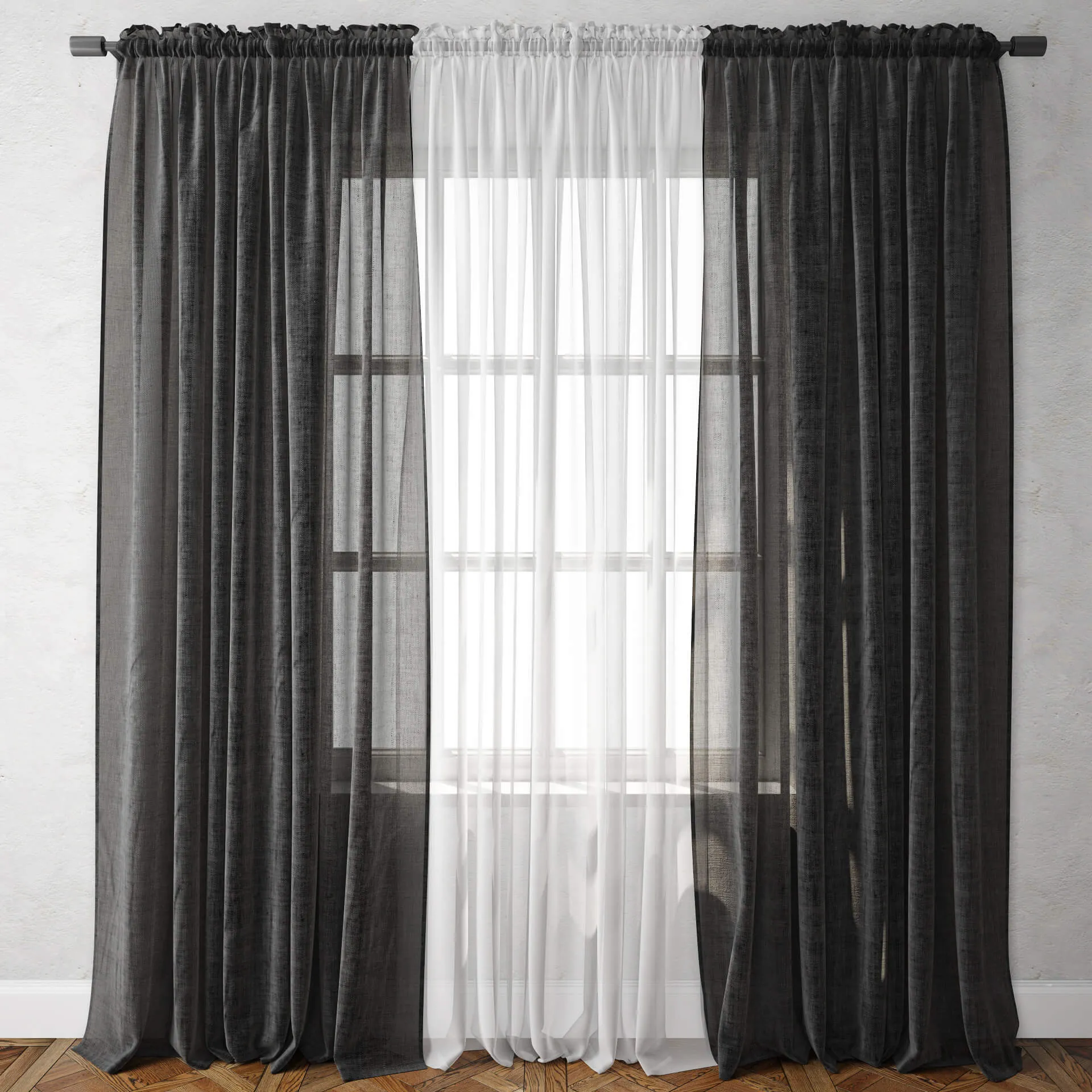 decoration - Curtain 418 3D Model