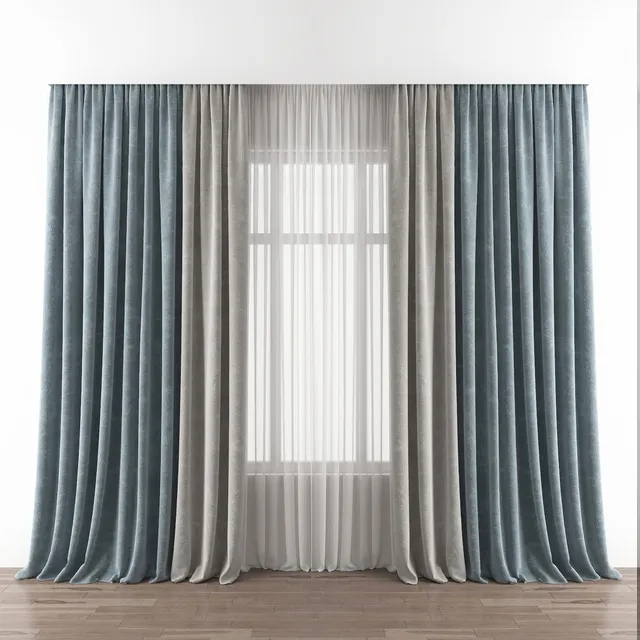 decoration - Curtain 421 3D Model