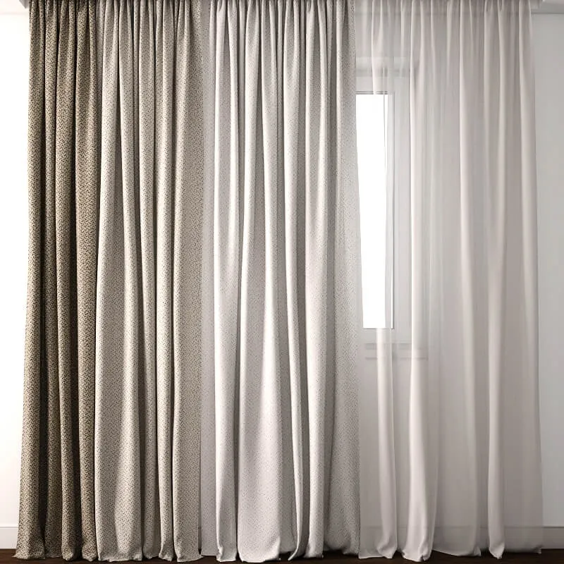 decoration - Curtain 423 3D Model