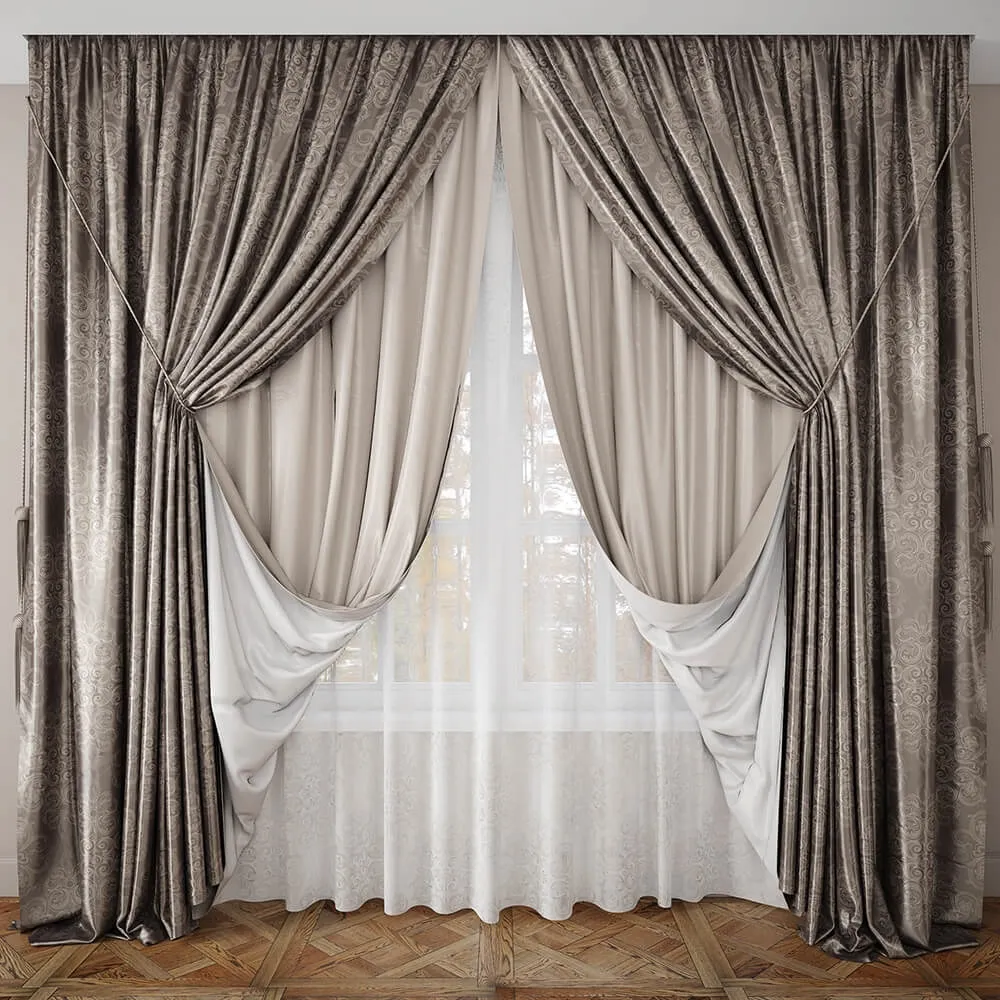 decoration - Curtain 50 3D Model