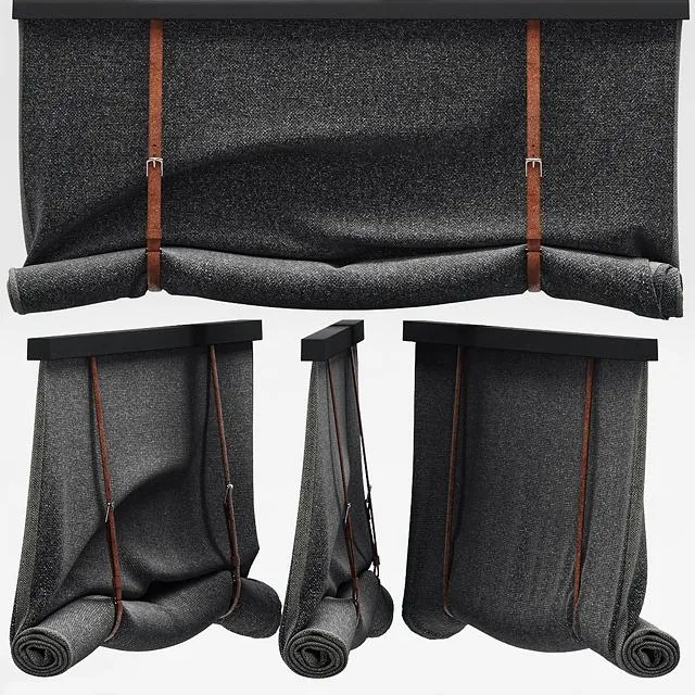 decoration - Curtain 55 3D Model