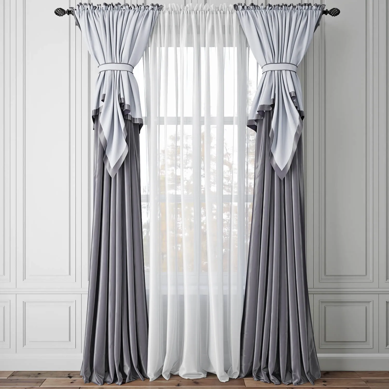 decoration - Curtain 62 3D Model