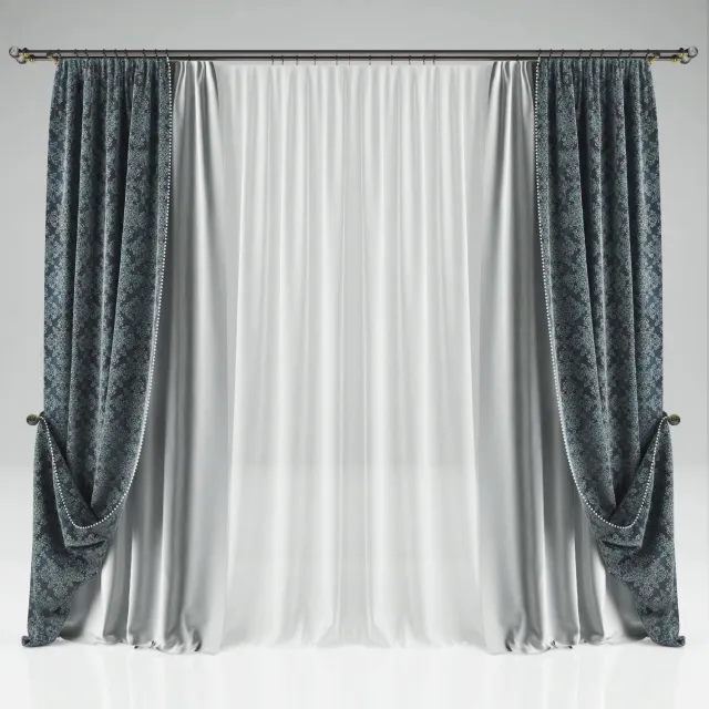 decoration - Curtain 639 3D Model