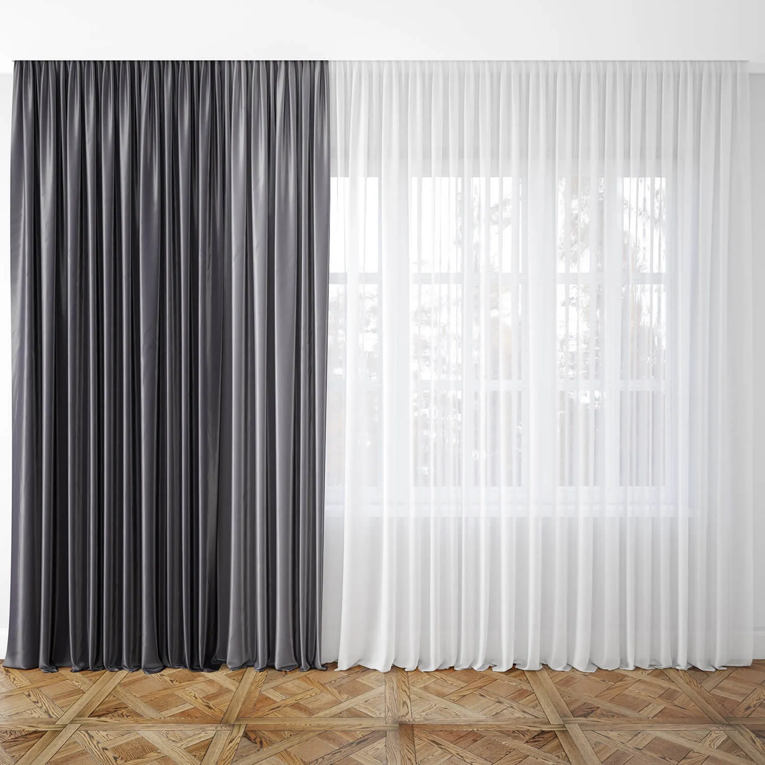 decoration - Curtain 65 3D Model