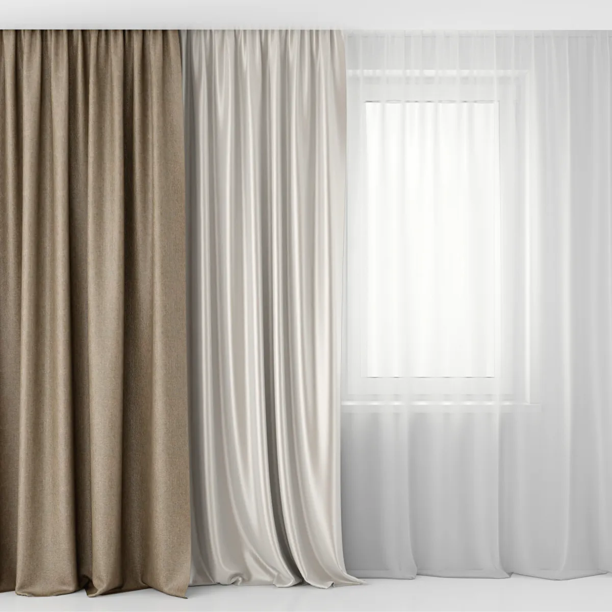decoration - Curtain 651 3D Model