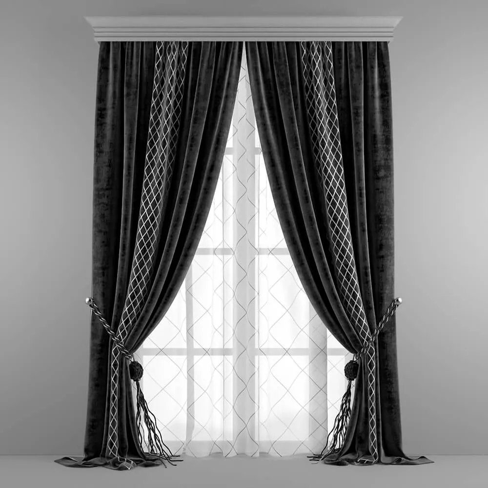 decoration - Curtain 67 3D Model