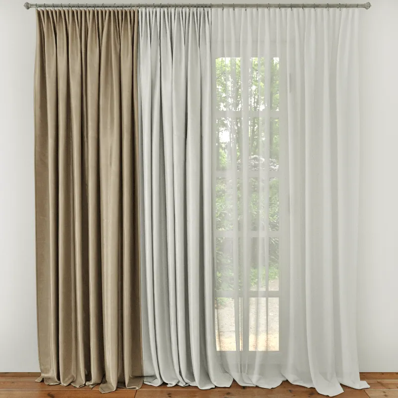 decoration - Curtain 7 3D Model