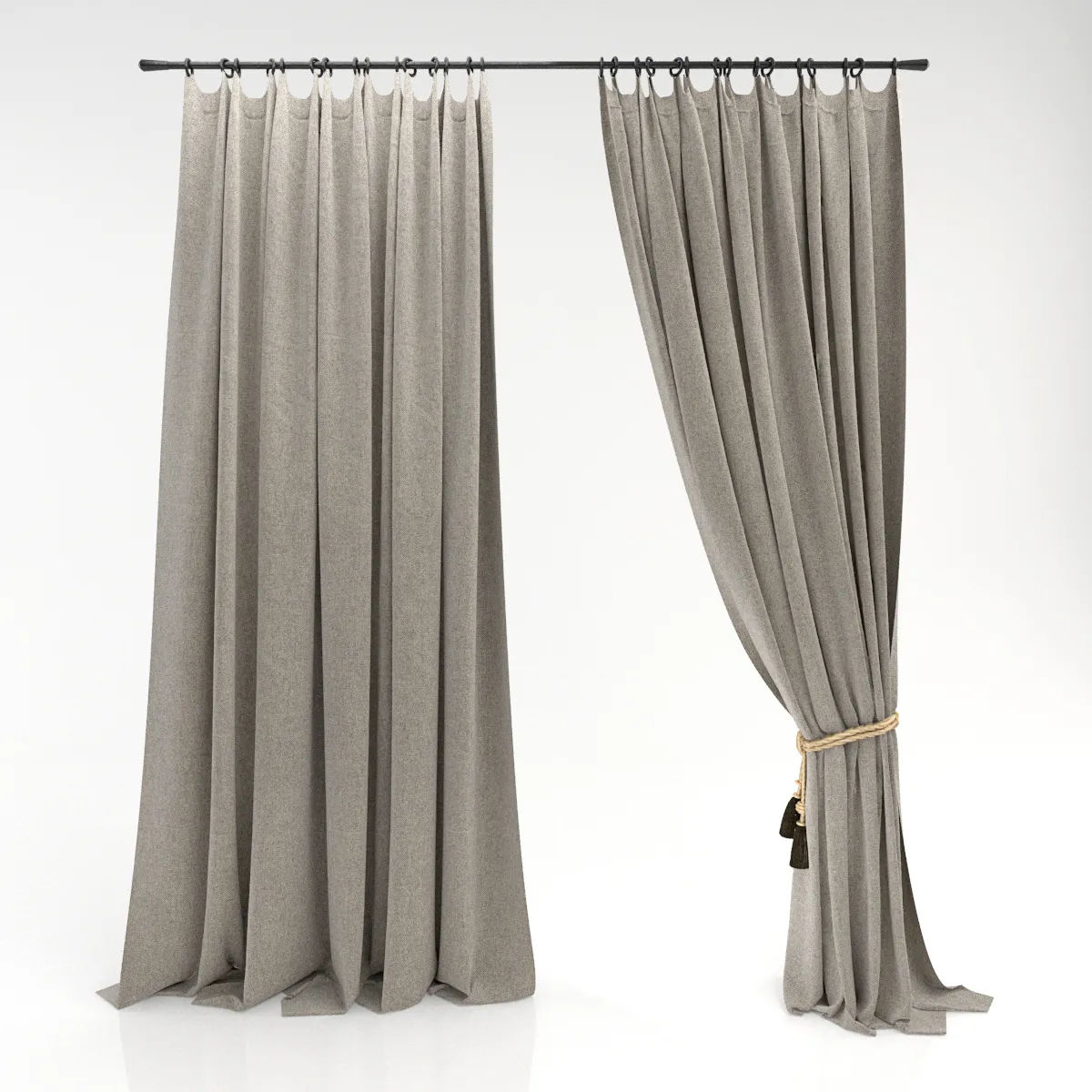 decoration - Curtain 741 3D Model