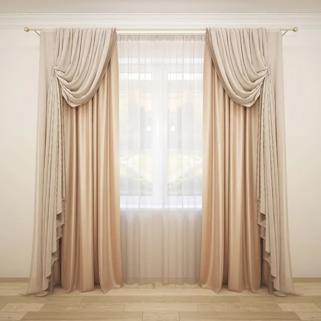decoration - Curtain 76 3D Model