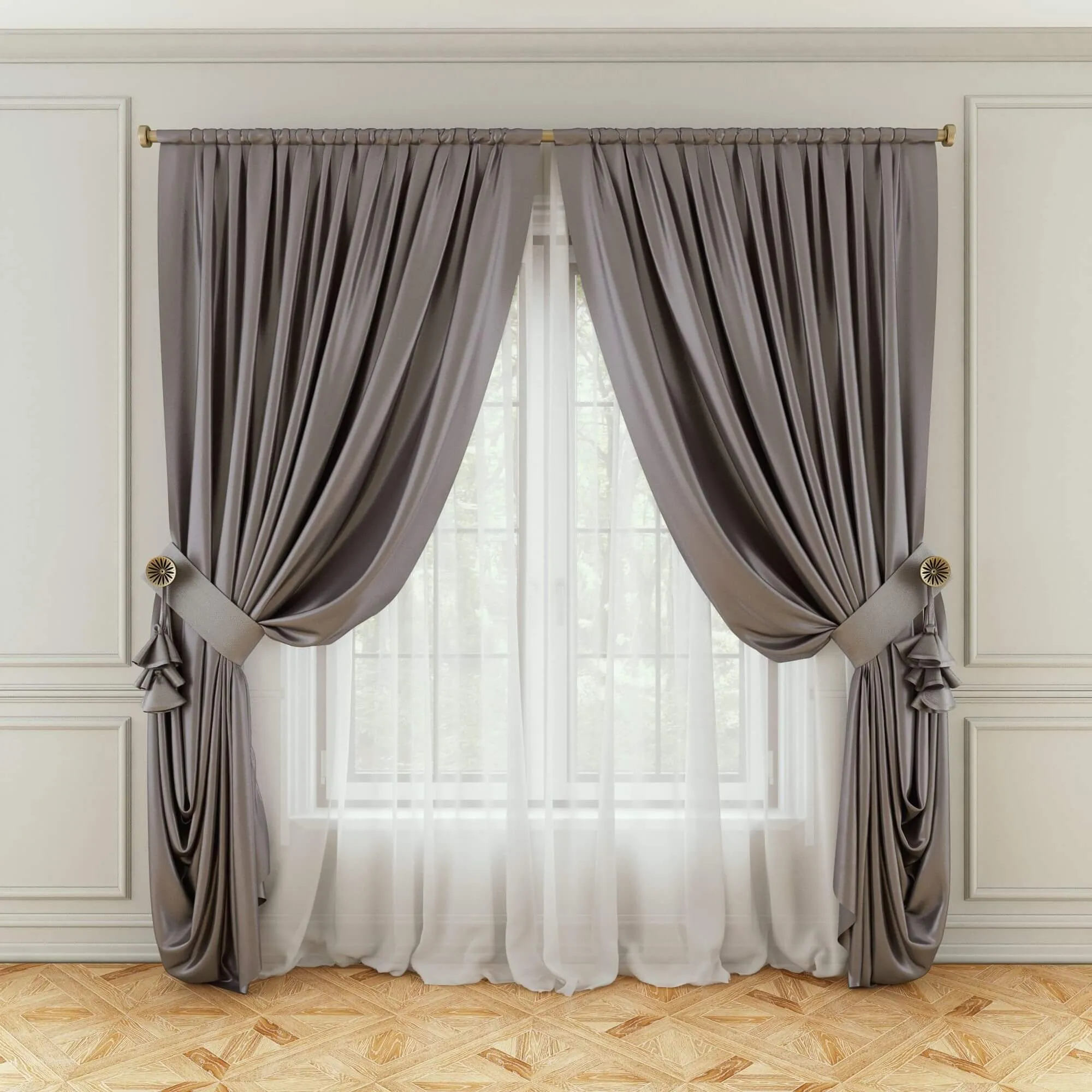 decoration - Curtain 8 3D Model