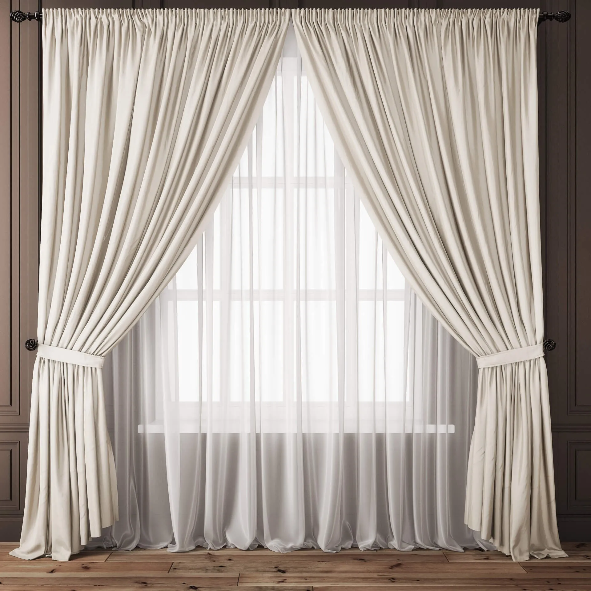 decoration - Curtain 811 3D Model