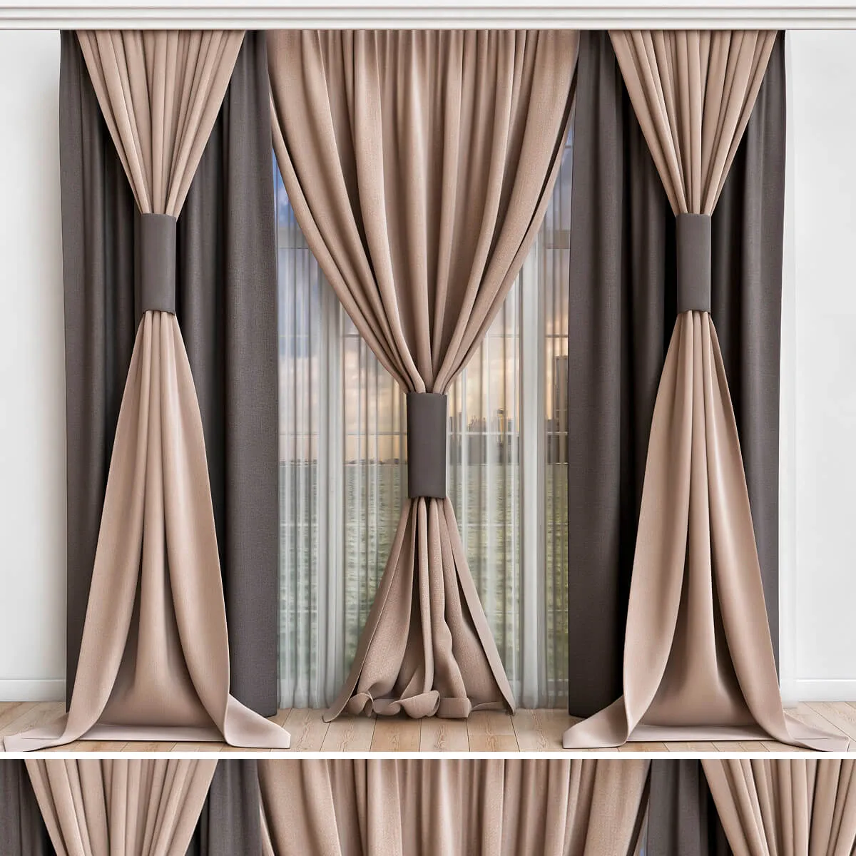 decoration - Curtain 82 3D Model
