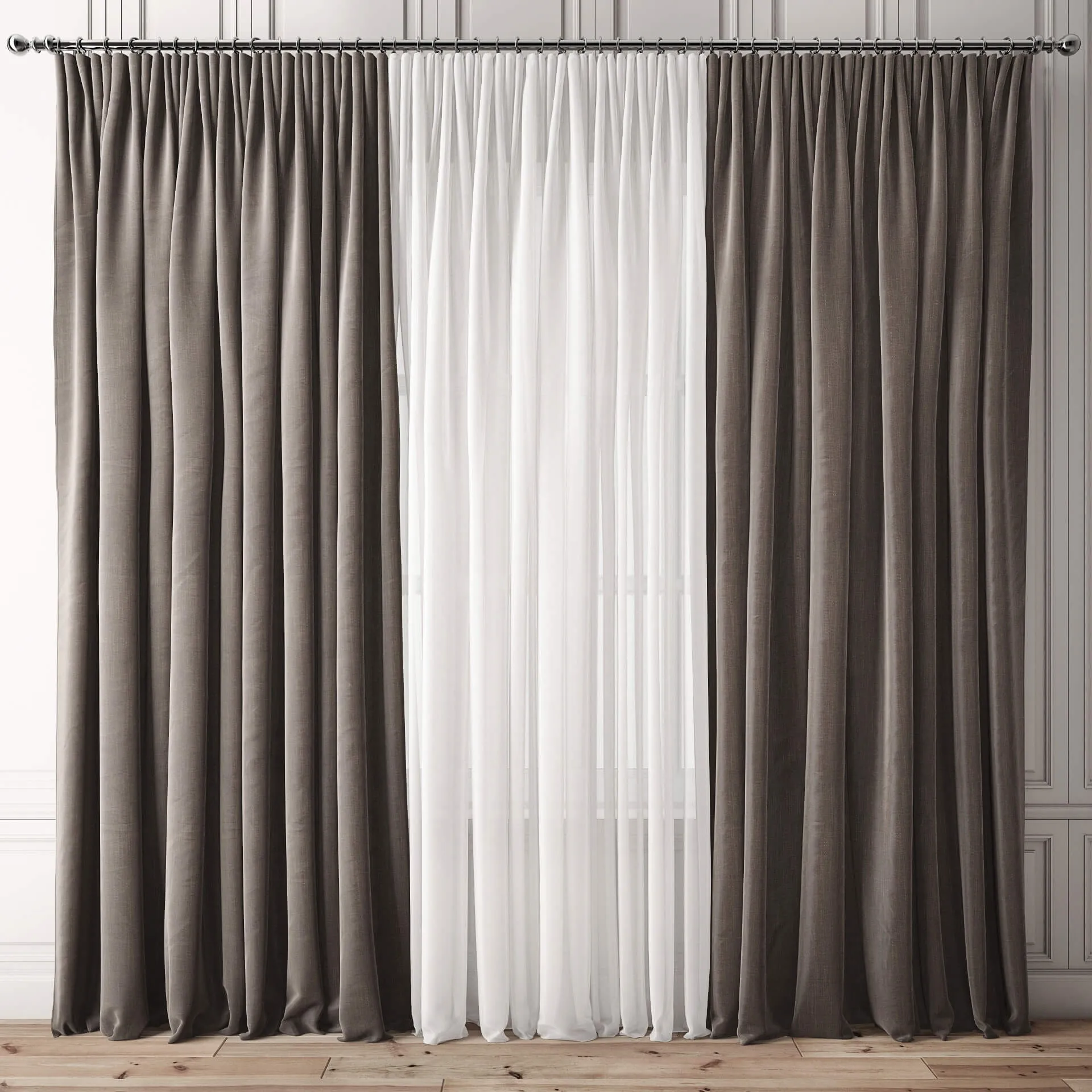 decoration - Curtain 831 3D Model