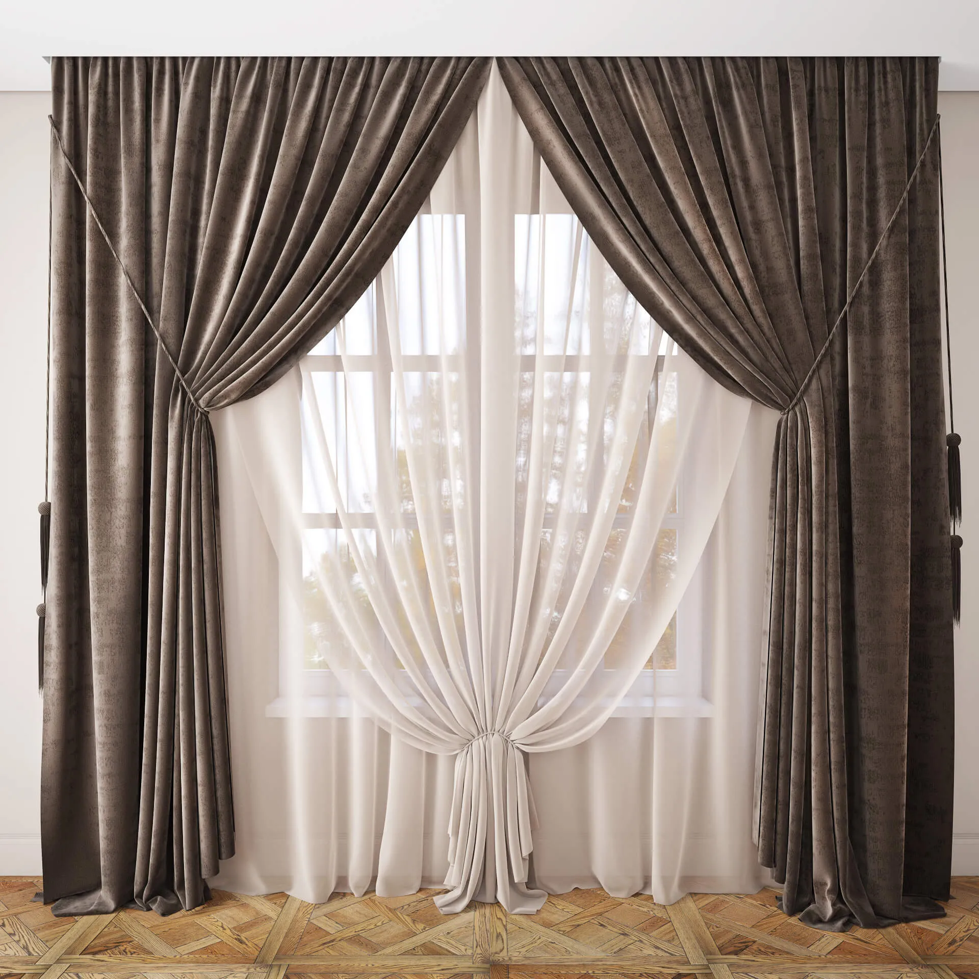 decoration - Curtain 852 3D Model
