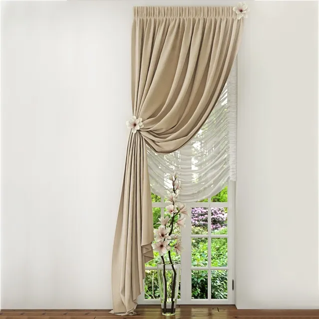 decoration - Curtain 9 3D Model