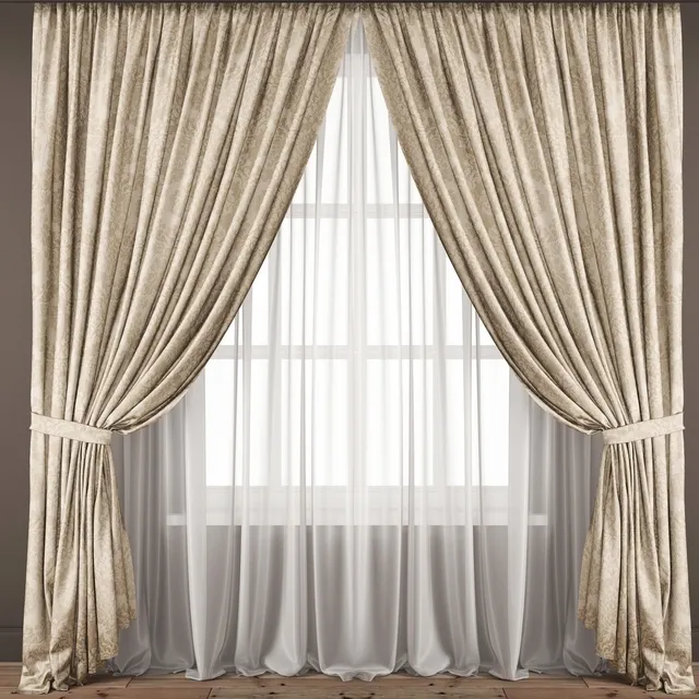 decoration - Curtain 92 2 3D Model