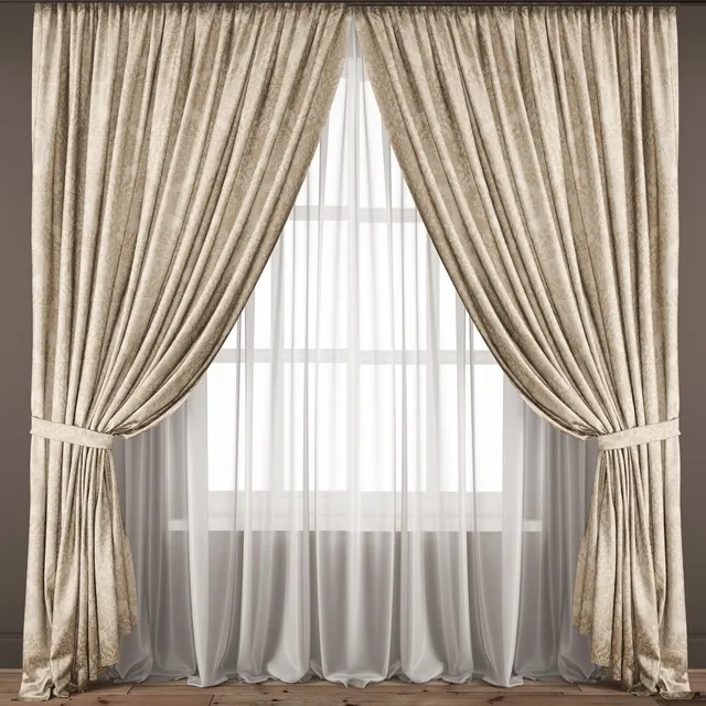 decoration - Curtain 92 3D Model