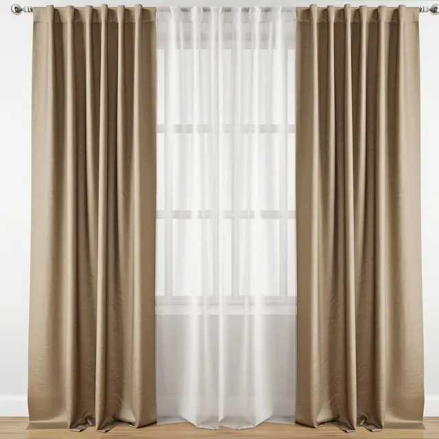 decoration - Curtain 952 3D Model