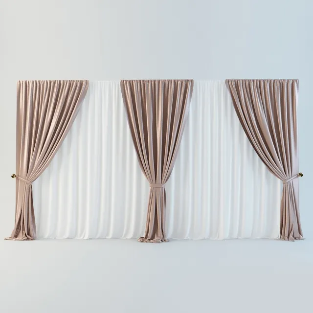 decoration - Curtain 995 3D Model