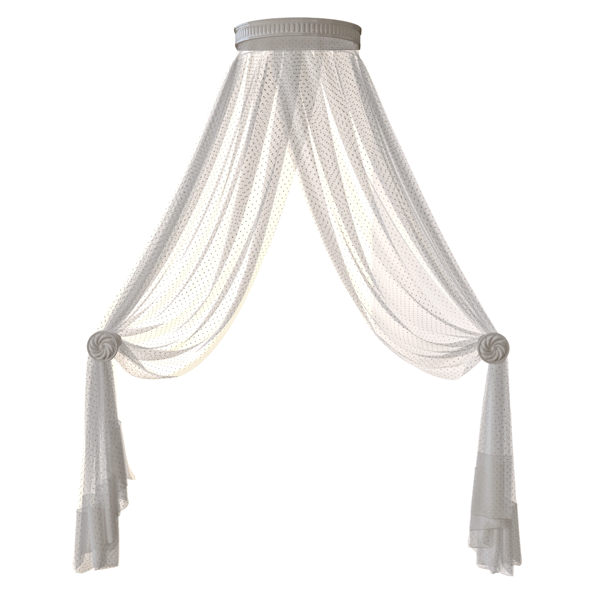 decoration - Curtain Balanchine 3D Model