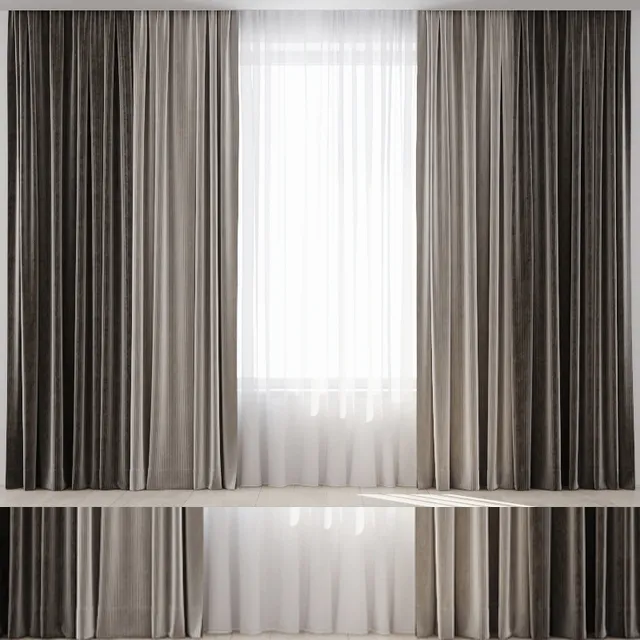 decoration - Curtains 071 3D Model