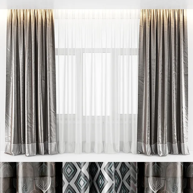 decoration - Curtains 10 3D Model