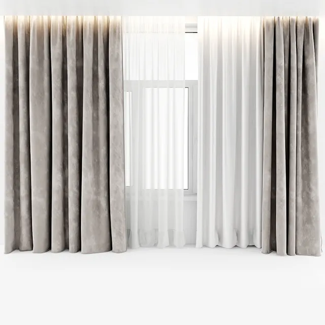 decoration - Curtains 11 3D Model